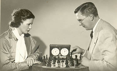 Sonja Graf u. Max Euwe