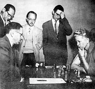 Partie mit Isaac Kashdan