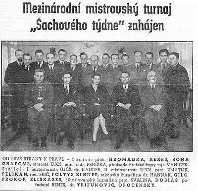 Gruppenbild Prag 1937