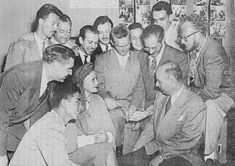 Gruppenfoto Hollywood  1952