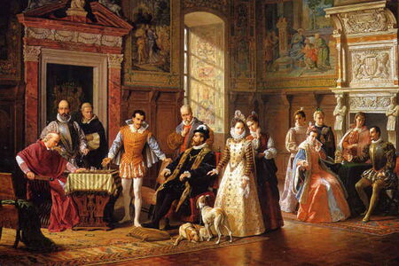 Luigi Mussini La partita di scacchi (nach 1871).