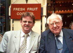 Dr. Harald Balló and Dr Jean Mennerat in Paris in 2001