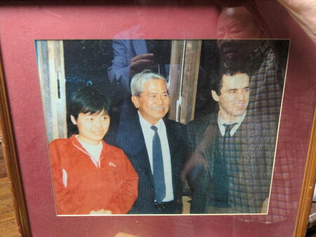 Campomanes Gallery IV: Campomanes with Kasparov, likely 1985