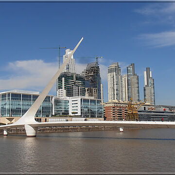 Puerto Madero - Woman's Bridge (Puente de la Mujer)