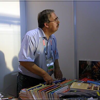 Our member TamÃ¡s ErdÃ©lyi had a book stand too