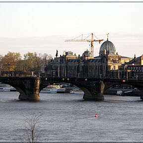 The Augustus Bridge with a view of the old town