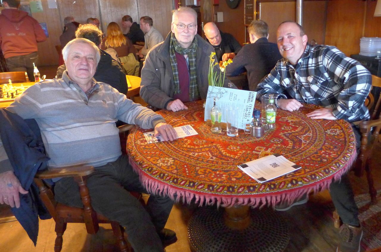 Michael Negele, Bert Corneth and Rob Spaans at "De Zon"