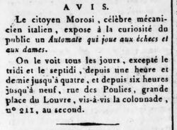 La Clef du cabinet des souverains, 17-02-1800 (excerpt)