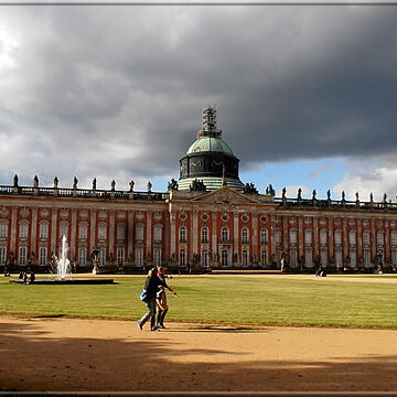 The impressive New Palace in Park Sanssouci housing currently the "Friederisiko" exhibition on Frederick the Great