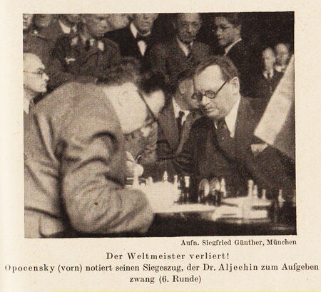 Opočenský - Alekhine, Munich 1941