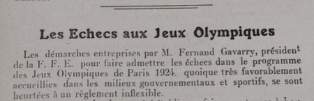 Bulletin number 5 of the FFE - October December 1922