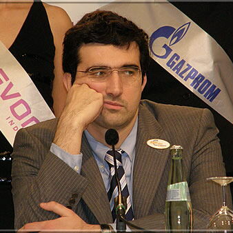 Kramnik doesn't look so happy