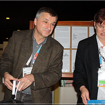 Michael Negele with Renate Krosch (from the famous chess village Ströbeck)