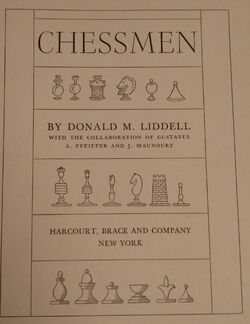 Donald M. Liddell - Chessmen - frontcover