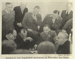Alekhine Bogoljubov and Hans Frank