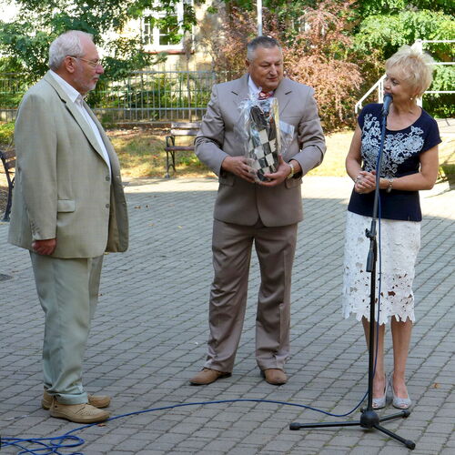 The head of the Culture House Brygida Liskiewicz thanked the DSB representative for supporting the tournament