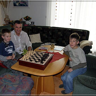 Michael Negele with Andreas and Michael Schwab