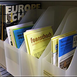 ...  here are some German magazines as well.