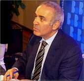 Book-signing with Garry Kasparov