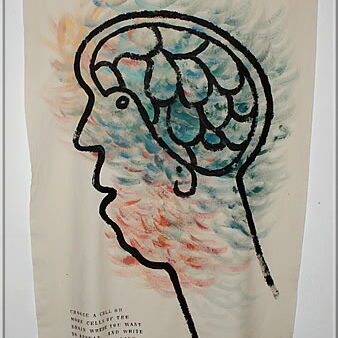"Choose a cell or more cells of the brain where you want to appear, and write or draw as you like. It will be my dream of you."