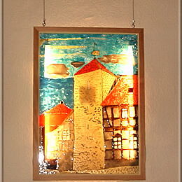 Another painting in the museum's entrance hall