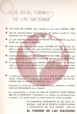 Description of the Tournament of Nations in the program