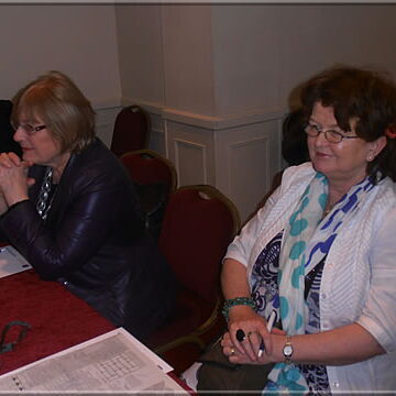 Winifred van de Velde and Joan Harding