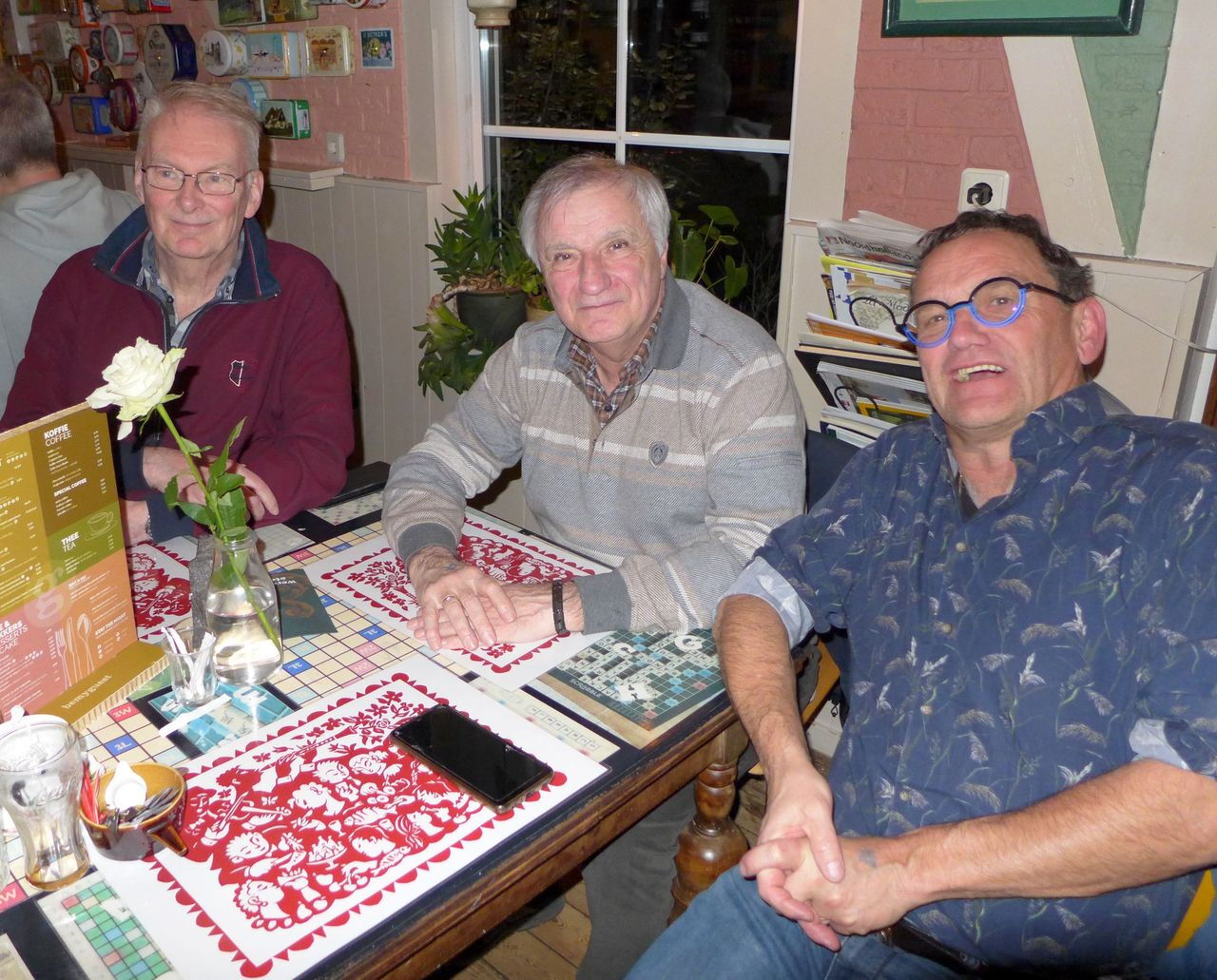 Bert Corneth, Michael Negele and Joop Jansen at "Be My Guest"