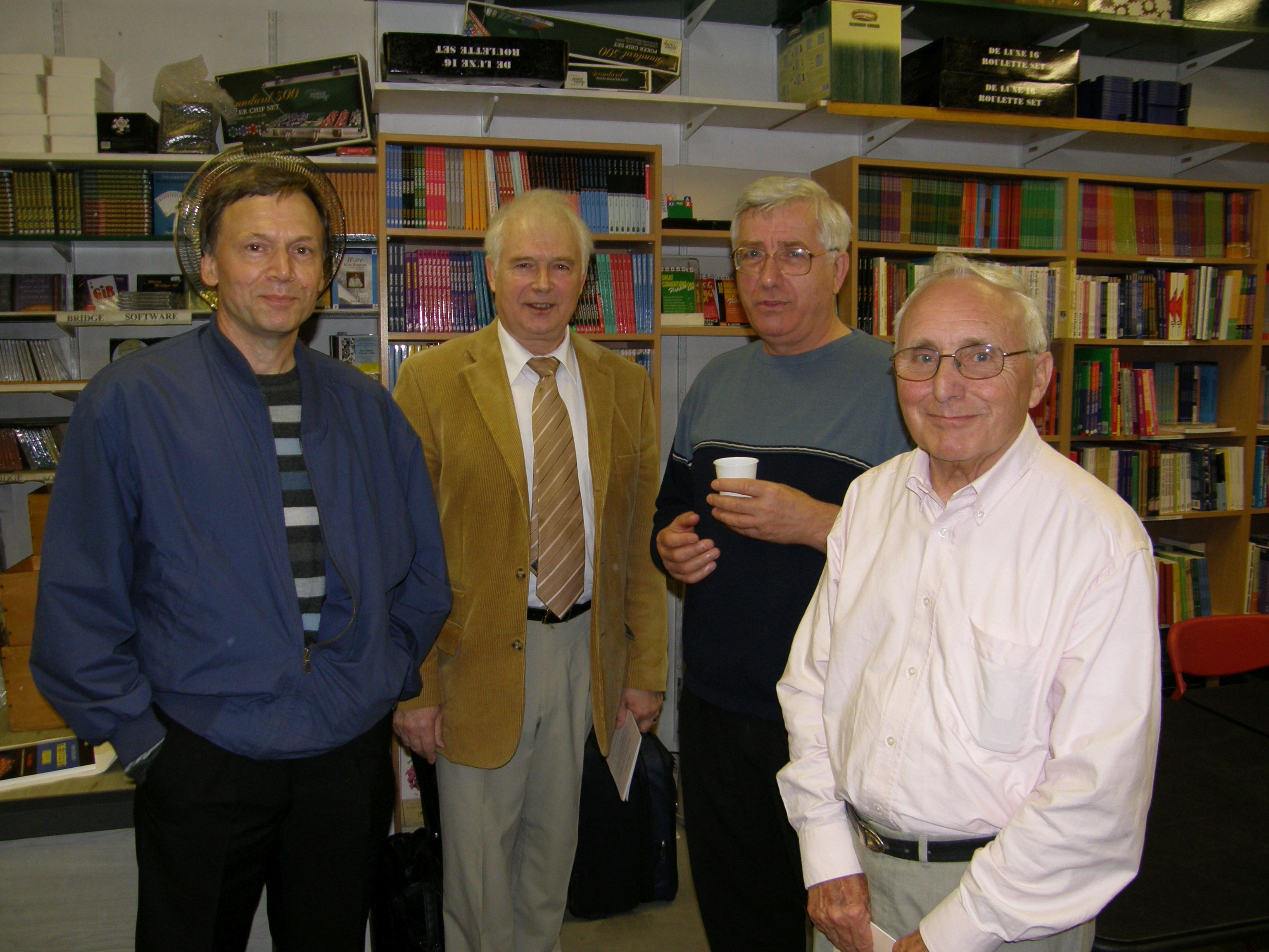 Jimmy Adams, Owen Hindle, Tony Gillam and Leonard Skinner, London 2007