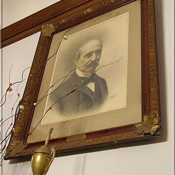 The master Miguel Ángel Gelly (1857-1929), co-founder of the Club Ajedrez from 1881