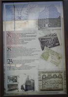 Notice at the front of the hotel – formerly "Deutsches Haus", now "Bürgerhaus" Zum Storch.