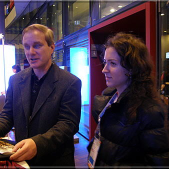 John Donaldson with Irina Krush who also won bronze with the women's team