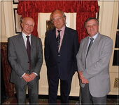 His Excellency, the Ambassador of the Republic of Poland to the Court of St James, Mr Dariusz Łaska; Dr Marek Stella-Sawicki, Chairman of the Polish Heritage Society, and KWA treasurer Dr Michael Negele.