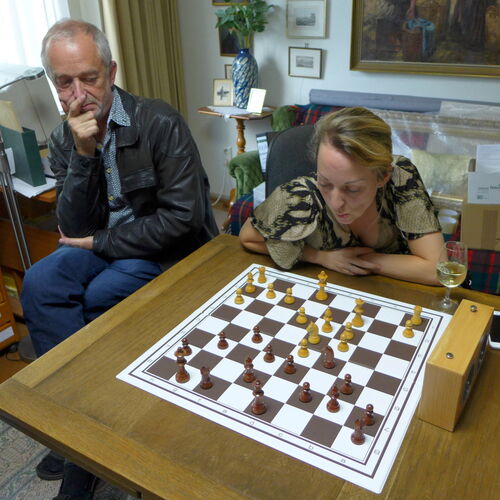 13. ... g6, and now white has a problem to solve