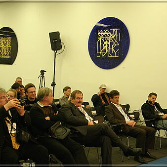 Commentary room - the audience