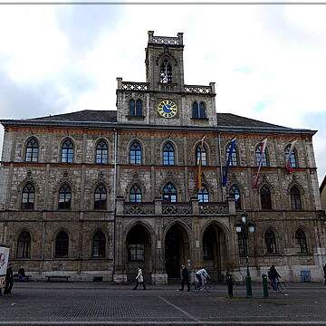 The town hall on the market place