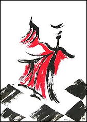 Ajedrez bailarin rojo (Red Dancer) © Elke Rehder