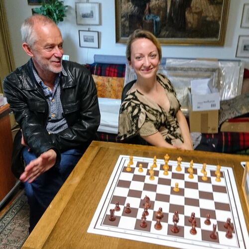 Just after the beginning (the white side)