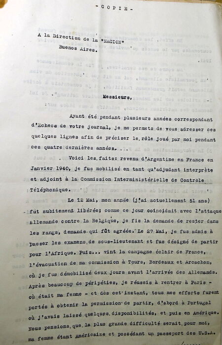 Alekhine’s Letter