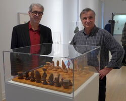 Larry List and Michael Negele at the Max Ernst Museum, November 2014