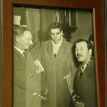 Edward Lasker, Larry Evans and Herman Steiner