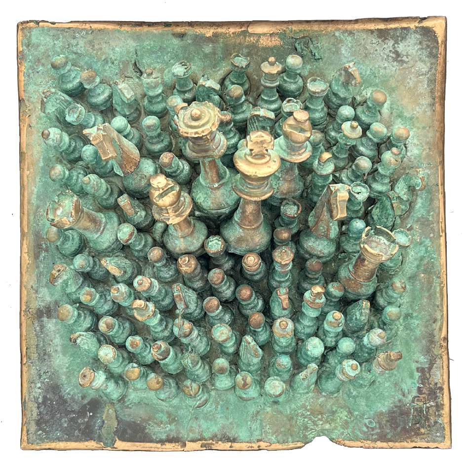 Bronze Low Relief – made by Arnaud Berman in Normandy 2024