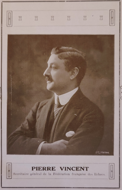 Photo from the magazine L'Échiquier - January 1926