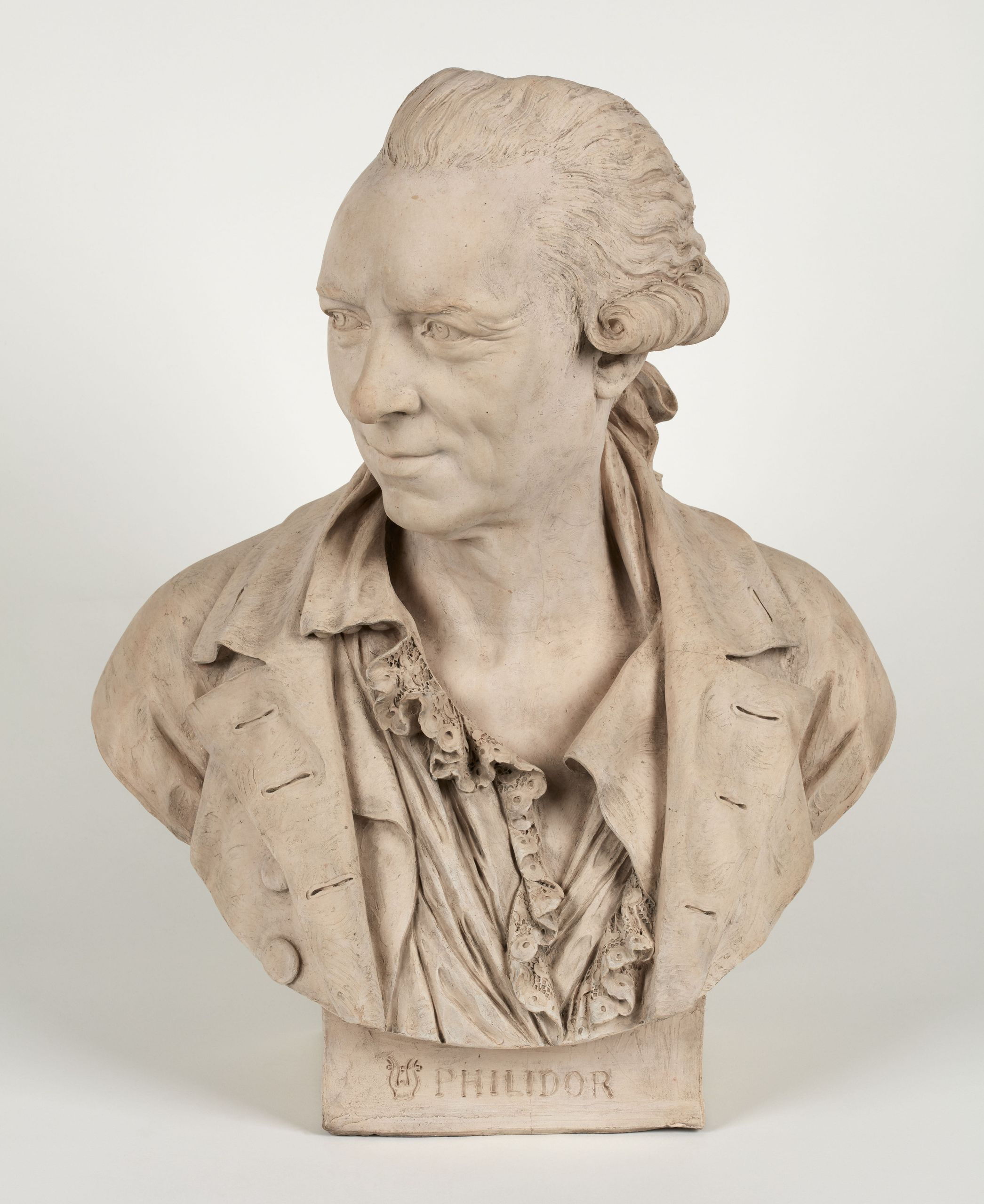 Bust of Philidor at the Musée Carnavalet in Paris, by Augustin Pajou, 1783