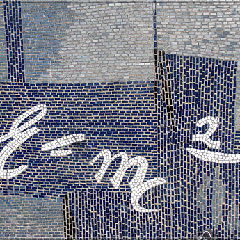 Einstein's famous formula:  E = m·c²