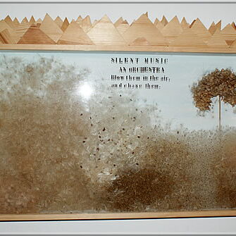 SILENT MUSIC / AN ORCHESTRA / Blow them in the air, and chase them.