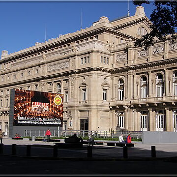 The Teatro Colón, main opera house in Buenos Aires