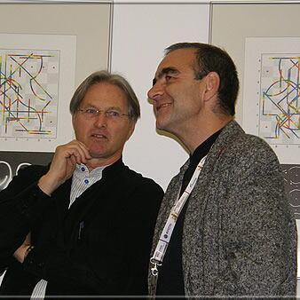 Herbert Molderings and Prof. Ernst Strouhal