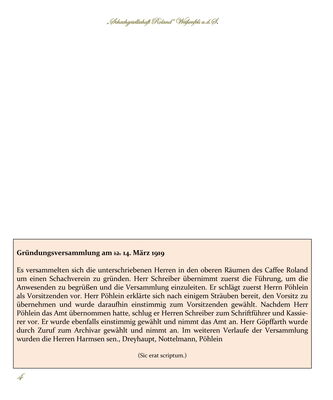 Konrad Reiß - Chronik der Schachgesellschaft „Roland“ Weißenfels a.d.S. - Seite 4