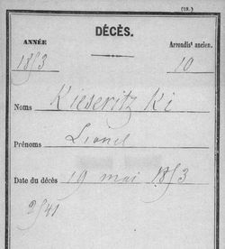 death certificate